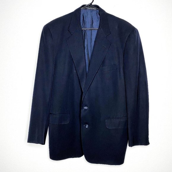 🧤SOLD🧤Corneliani 2 Button Pure Virgin Wool Blaze - Picture 1 of 7